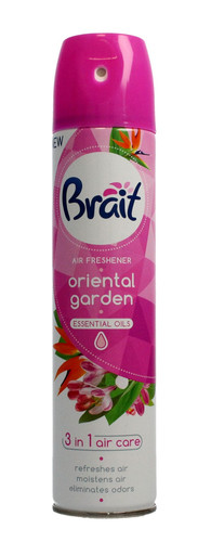 Brait Air Care 3in1 Classic Air Freshener Spray Oriental Garden 300ml
