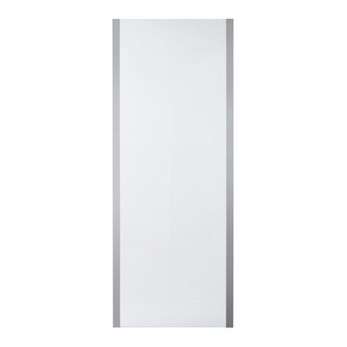 Shower Panel Zilia 90 x 200 cm, inox/clear glass