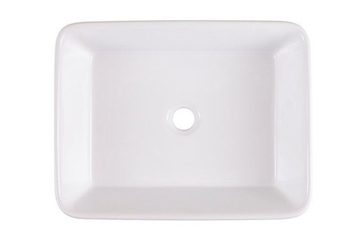 Ceramic Countertop Basin GoodHome Surma 48x38cm, white