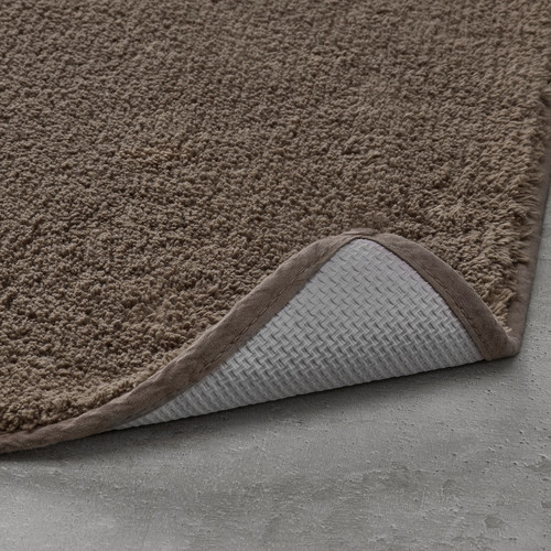 SÖDERSJÖN Bath mat, grey-brown, 50x80 cm
