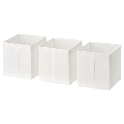 SKUBB Box, white, 31x34x33 cm