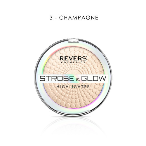 Revers Powder Illuminator Strobe & Glow Highlighter 03 Champagne 8g
