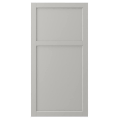 LERHYTTAN Door, light grey, 60x120 cm