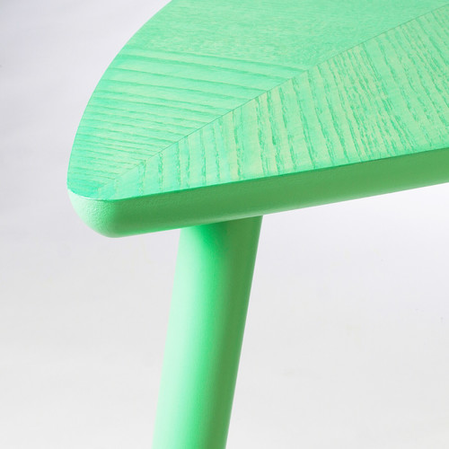 LÖVBACKEN Side table, light green, 77x39 cm