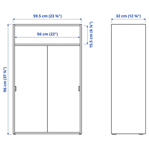 SPIKSMED Cabinet combination, 119x32x97 cm