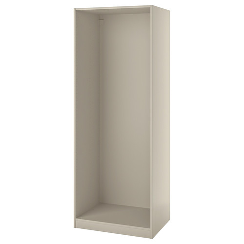 PAX Wardrobe frame, beige, 75x58x201 cm