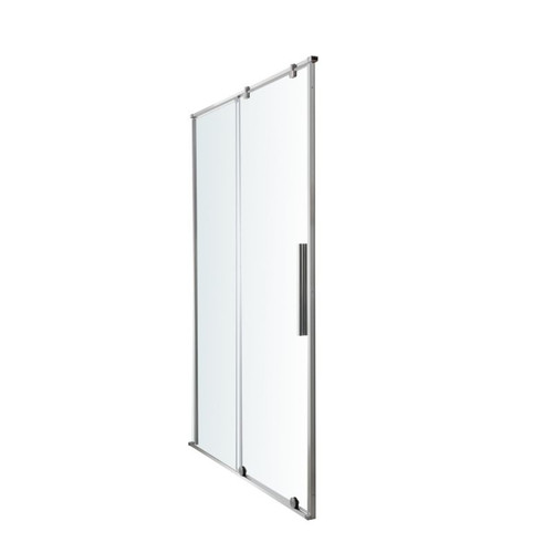 GoodHome Sliding Shower Door Ezili 120 cm, chrome/transparent