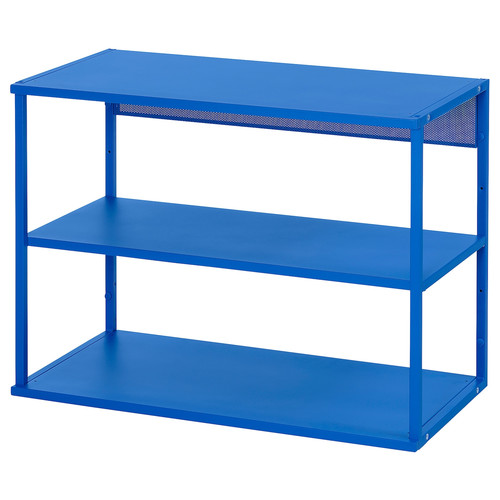 PLATSA Open shelving unit, blue, 80x40x60 cm