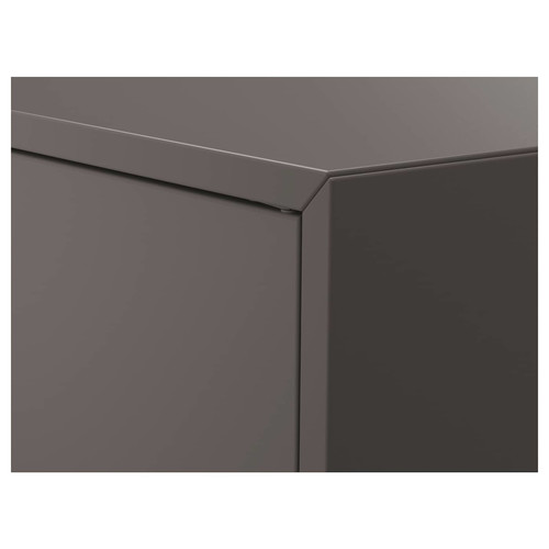 EKET Cabinet with 2 doors and shelf, dark grey, 70x35x70 cm