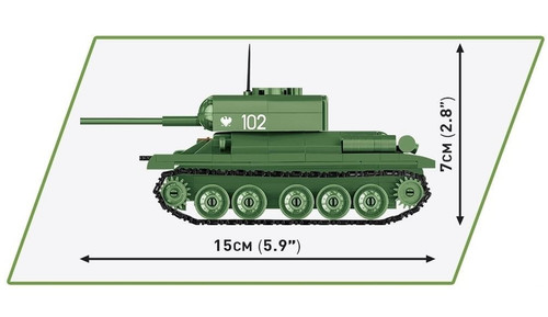 Cobi Blocks HC WWII T-34-85 286pcs 7+