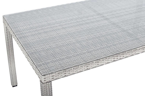 Outdoor Dining Table Malaga 180, grey