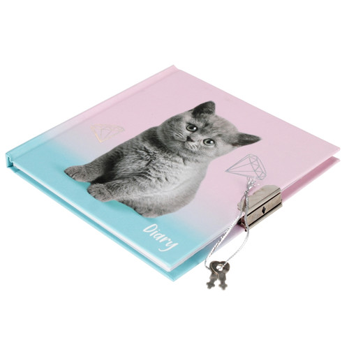 Secret Diary with Lock & Key Cuties Kitten