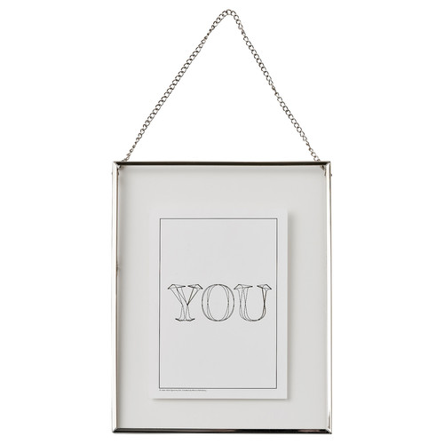 LERBODA Frame, silver-colour, 20x25 cm