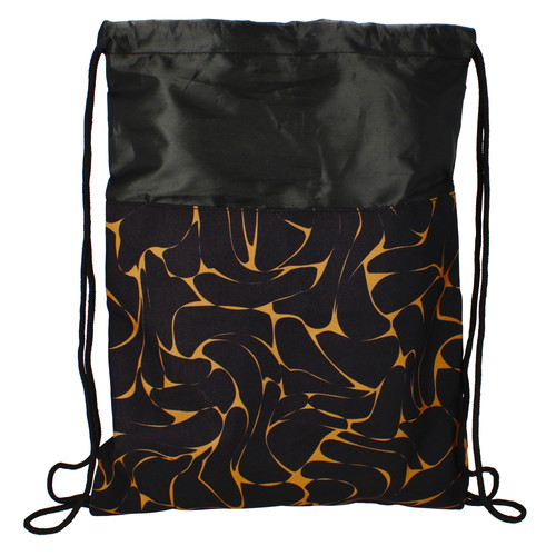 Drawstring Bag School Shoes/Clothes Bag Gold