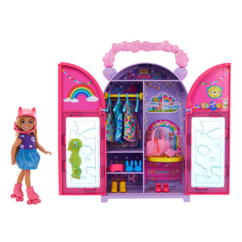 Barbie Chelsea Doll & Closet Toy Playset HXN03 3+