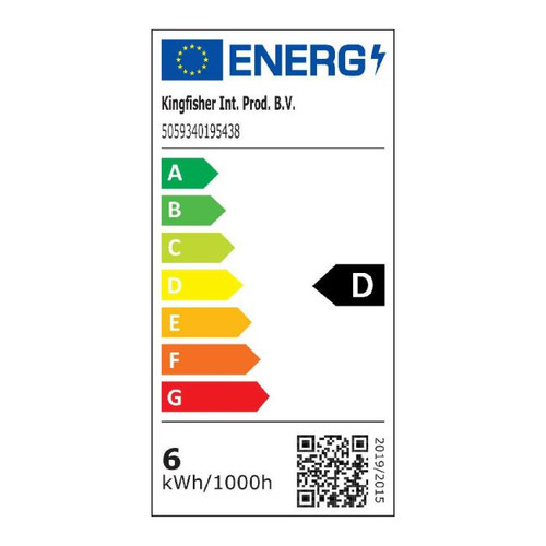 Diall LED Bulb Filament GLS E27 806 lm 2700 K