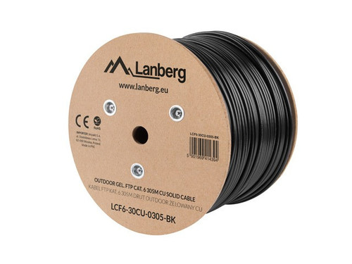 Lanberg FTP Solid Cable Cat.6 305m CU Outdoor