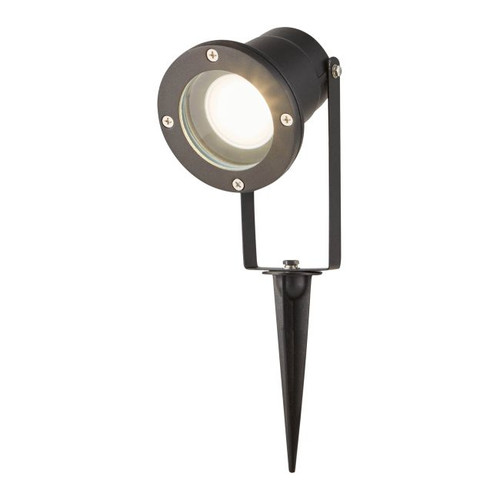 GoodHome Garden Outdoor Lamp Spotlight Shelby 1 x 35 W GU10, black