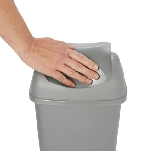 Waste Bin Tazetta Swing 8l, grey