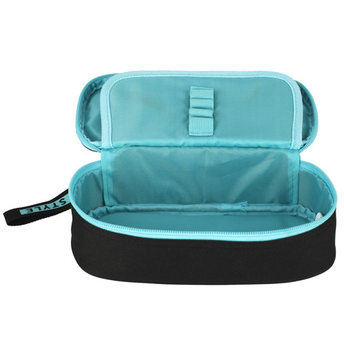 Pencil Case Oval with 1 Zipper Style