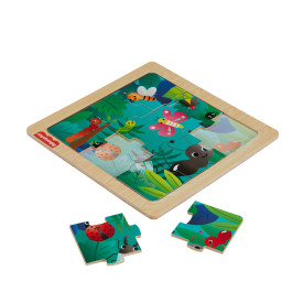 Fisher-Price Wooden Jigsaw Puzzle, assorted, HXV15 2+