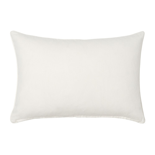 SIKELSÄCKMAL Cushion cover, yellow/white, 40x58 cm