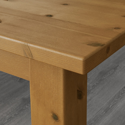 STORNÄS Extendable table, antique stain, 147/204x95 cm