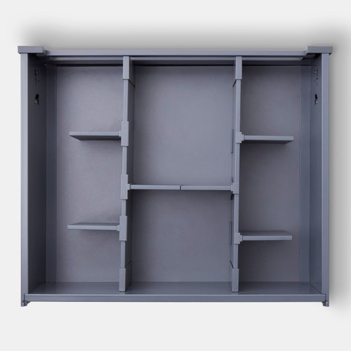 GoodHome Drawer Divider Soto, anthracite