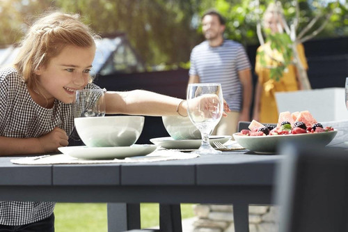 Garden Dining Table Julie 2, graphite