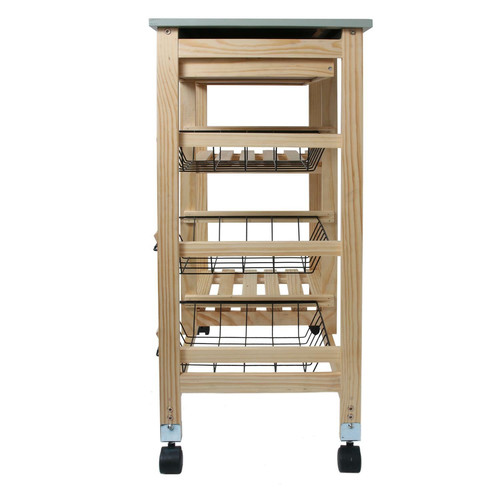 Kitchen Trolley Verdure, natural