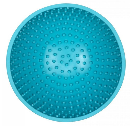 LickiMat Wobble Deep Bowl for Dogs, soft, turquoise