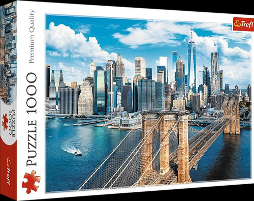 Trefl Jigsaw Puzzle Brooklyn Bridge, New York, USA 1000pcs 12+