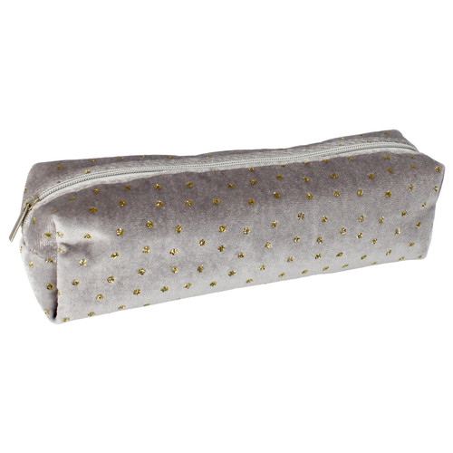 Tube Pencil Case Grey Cristal