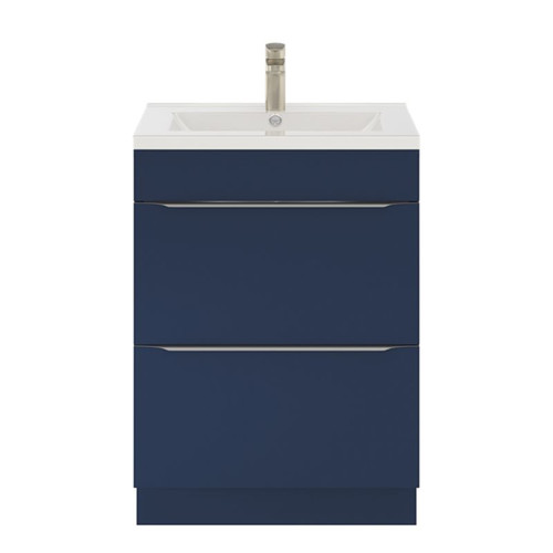 GoodHome Wash-basin Cabinet Imandra 60 cm, matt blue