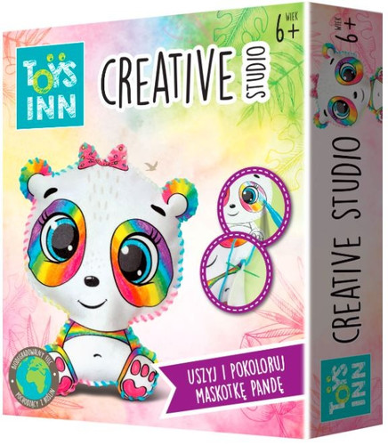 Toys Inn Creative Studio Sew & Colour Soft Toy Panda 6+