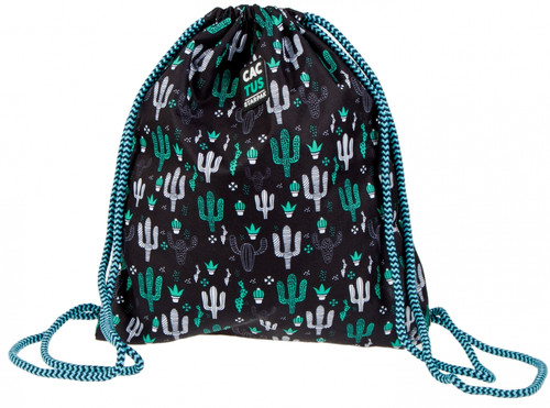 Drawstring Bag School Shoes/Clothes Bag Cactus