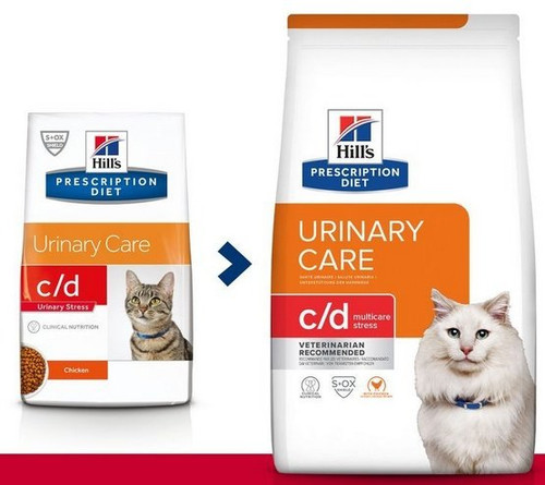 Hill's Prescription Diet c/d Urinary Stress Multicare Cat Dry Food 3kg