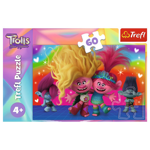 Trefl Children's Puzzle Trolls 60pcs 4+