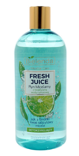 Bielenda Fresh Juice Detoxifying Micellar Liquid with Bioactive Citrus Water 500ml