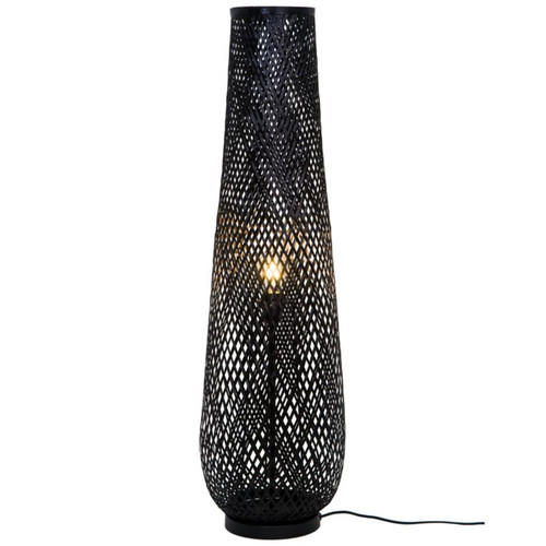 Floor Lamp GoodHome Kasungu E14, black