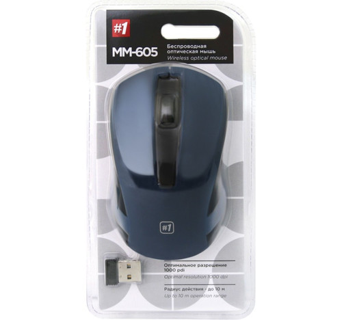 Defender Optical Wireless Mouse MM-605, navy blue