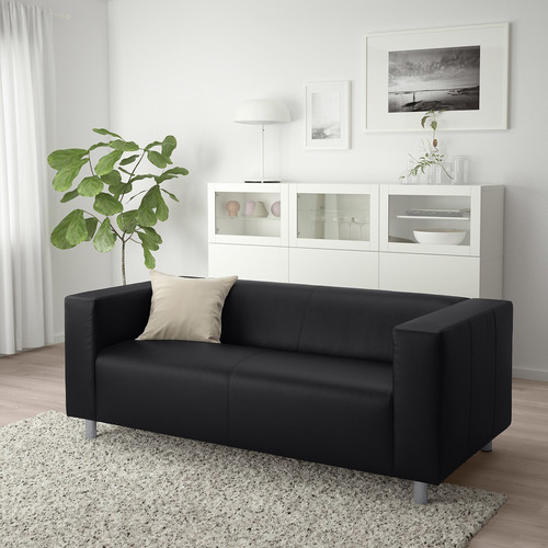 KLIPPAN Two-seat sofa, Bomstad black