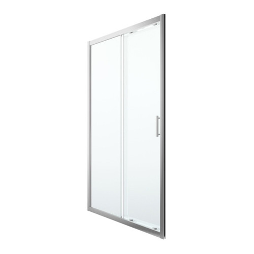 GoodHome Sliding Shower Door Beloya 120 cm, chrome/transparent