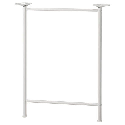 LAGKAPTEN / SPÄND Desk, white/anthracite, 140x60 cm