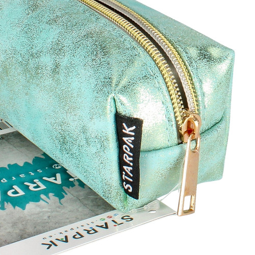 Pencil Case Golden Turquoise