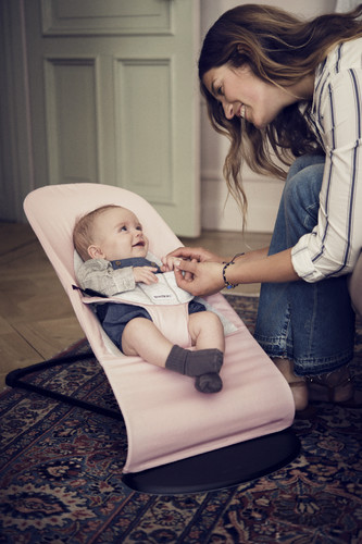 BABYBJORN Bouncer Balance Soft, Pink/Grey Jersey