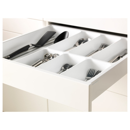 MAXIMERA Drawer, low, white, 60x60 cm