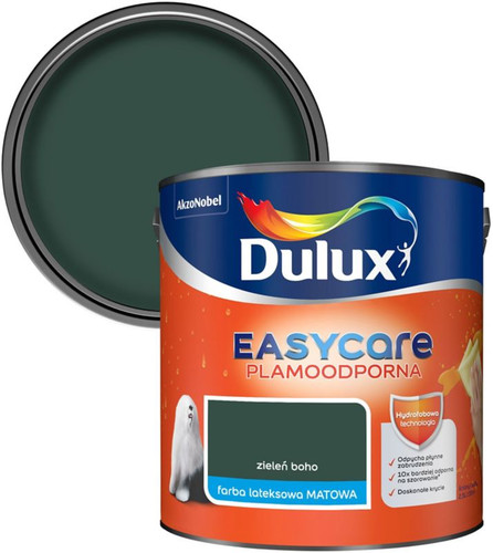 Dulux EasyCare Matt Latex Paint 2.5L, boho green