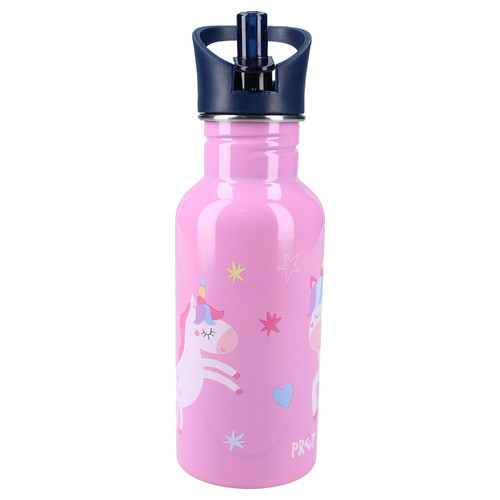 PRET Water Bottle for Children 500ml Unicorn Pink