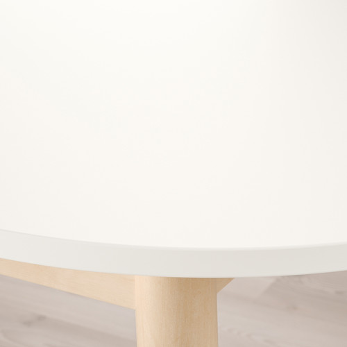 VEDBO Dining table, white, 160x95 cm